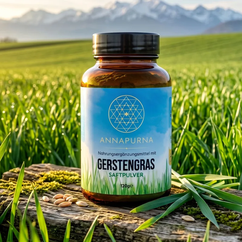 Gerstengrassaft Pulver von Annapurna Life