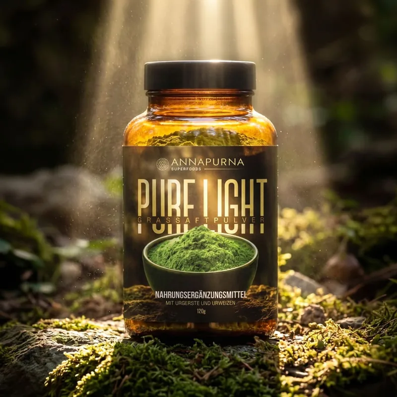 Pure Light Grassaftpulver von Annapurna Life